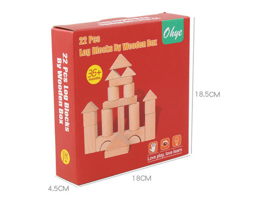 크게 22PCS 거대한 목조 건축물 블록 클래식 성 17.5 센티미터