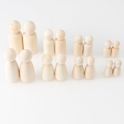 기술 100Pcs 나무로 된 Peg는 비어 있는  ISO9001 그림을 예쁘게 차려 입습니다