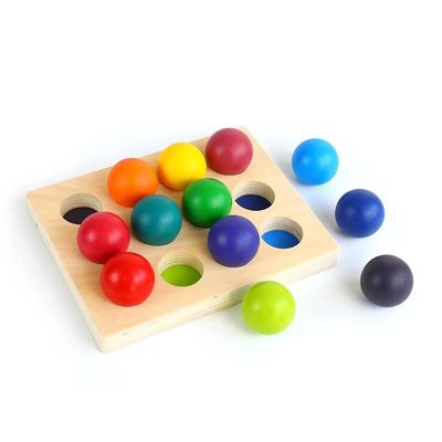 15 센티미터 다리 목조 건축물 블록 완구 둥지를 트는 무지개 블록 셋을 어린애처럼 다루세요