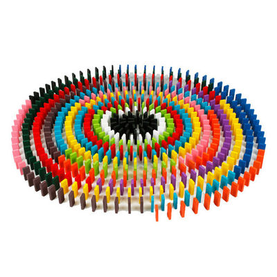 100 200 300 500PCS Wooden Dominos Building Blocks