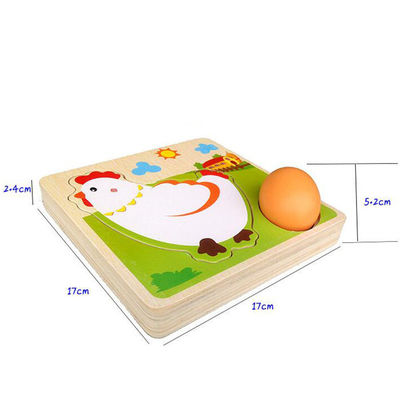 3D 닭 성장 과정 나무 다층 퍼즐