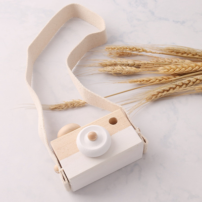 1Pc 나무로 된 유아용 완구가 선물을 키워 아이들 나무로 된 Diy 선물을 위한 카메라 나무 펜던트 몬테소리 장난감을 형성하게 하도록 합시다