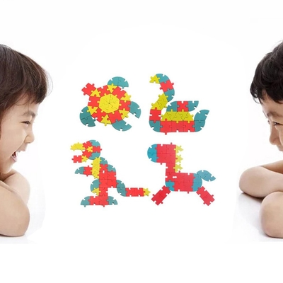 교육적인 어린이들 나무로 된 창조적 지그소 구성 요소 1Set DIY 3D